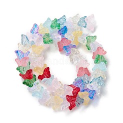 Прозрачный стеклянный бисер нить&nbsp;GLAA-K002-02K