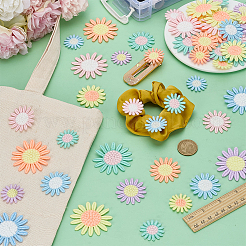 54 шт. 18 стиля вышитая нашивка на ткань с изображением цветка ромашки&nbsp;PATC-FG0003-28