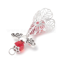 7 шт. подвески из гальванизированного стекла 7 цветов&nbsp;PALLOY-JF03774