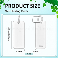 925 серебряная подвеска-заготовка&nbsp;STER-BC0003-80C