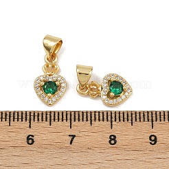 Латунные микро проложить кубического циркония подвески&nbsp;KK-C132-10G