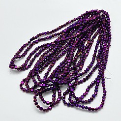 Стеклянные бусины с гальваническим покрытием &nbsp;EGLA-A002-4mm-F29