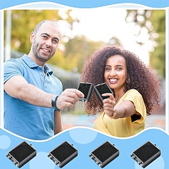 10 шт. прямоугольные пластиковые коробки для хранения зубных протезов&nbsp;CON-YW0001-72