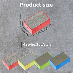 4шт 4-х цветный алмазный фаскосниматель&nbsp;AJEW-DC0001-84