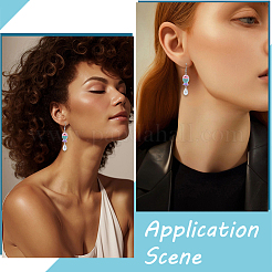 20 шт. окрашенные стеклянные бусины&nbsp;LAMP-PA0001-41