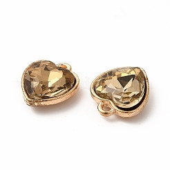 Факельные стеклянные подвески из стразы&nbsp;GLAA-I051-B02