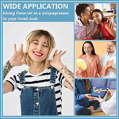 2 шт. простые браслеты из нержавеющей стали 304&nbsp;BJEW-UN0001-50