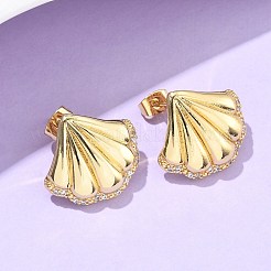 Серьги-гвоздики из циркония&nbsp;EJEW-Q017-05B-G