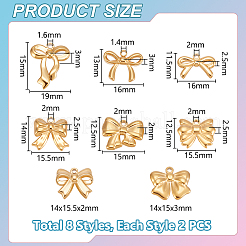 16 шт. 8 стиля подвески из нержавеющей стали 304&nbsp;STAS-UN0063-34