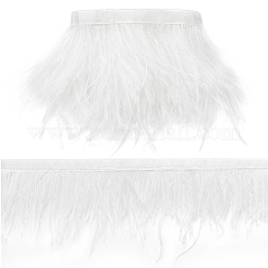 2 ярд модной ткани из страусиных перьев&nbsp;FIND-GA0003-68A