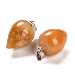 Натуральный топаз нефрита подвески&nbsp;G-M424-02P-02