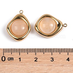 Природного розового кварца подвески&nbsp;STAS-L022-487G-01