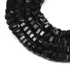 Бусины из натурального черного оникса&nbsp;G-G345-C37-2x4mm