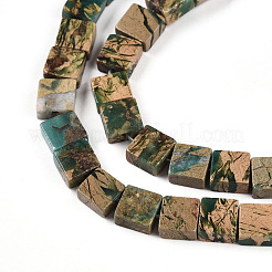 Нити бусин из натурального камня вердит&nbsp;G-N346-05A-02