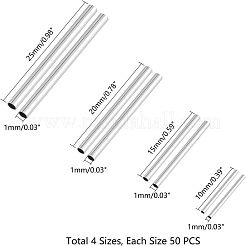 Трубчатые бусины из нержавеющей стали 304 STAS-UN0002-71P