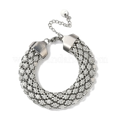 Браслеты-цепочки из нержавеющей стали 304 для женщин BJEW-D344-01P