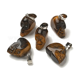 Природных тигровый глаз подвески&nbsp;G-Z067-02P-13