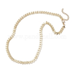 Женские ожерелья из латунных звеньев толщиной 6 мм&nbsp;NJEW-JN05582