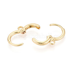 Латунная фурнитура для хооп серег&nbsp;KK-N276-12G