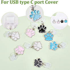 8 шт. 4-х цветные силиконовые мобильные заглушки от пыли&nbsp;FIND-CN0002-06