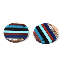 Подвески из смолы и ореха&nbsp;RESI-N039-16