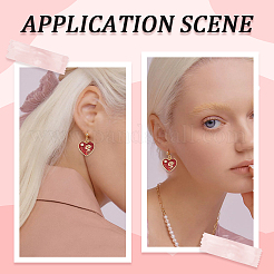 Подвески из кубического циркония с покрытием из латуни&nbsp;KK-BBC0010-99