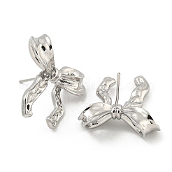 Серьги-гвоздики из латуни с реечным покрытием&nbsp;EJEW-M247-18P