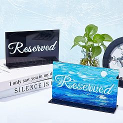 Акриловая карта бронирования столика в ресторане отеля&nbsp;DJEW-WH0050-09