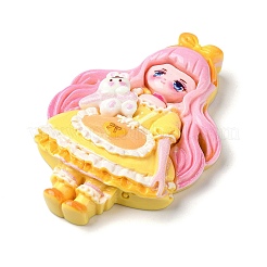 Мультяшные девушки из непрозрачной смолы декодируют кабошоны&nbsp;RESI-S392-06A-06