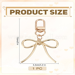 1 шт. подвеска-бантик из сплава и смолы&nbsp;AJEW-LP0006-10G