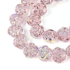 Гальванические стеклянные бусины&nbsp;EGLA-T025-02E