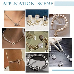 20 комплект из 2-х цветных застежек-тоглов из нержавеющей стали марки 304&nbsp;STAS-YW0003-08B