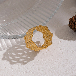 Кольца-манжеты из нержавеющей стали 304 в форме сетки для женщин&nbsp;IZ9606