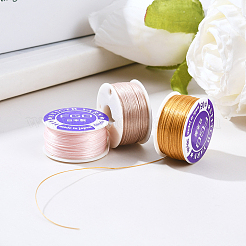 3 рулон 3-х цветных нейлоновых ниток со специальным покрытием для бисера&nbsp;OCOR-PA0001-01A