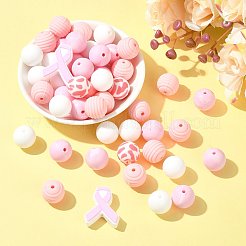 50шт силиконовые фокусные бусины&nbsp;SIL-FS0001-31