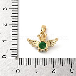 Латунные микро проложить кубического циркония подвески&nbsp;KK-P334-02G-02