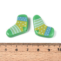 Печатные непрозрачные бусины из смолы&nbsp;RESI-N043-26B