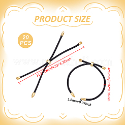 Изготовление браслета-слайдера из нейлонового шнура 20шт.&nbsp;BJEW-UN0001-84