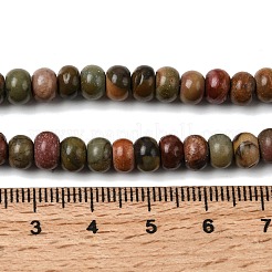 Нити бусин из натурального камня пикассо/полихромной яшмы&nbsp;G-A280-A27-01