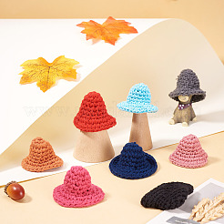 Наборы для самостоятельного изготовления сережек-подвесок из шерстяной пряжи&nbsp;DIY-TA0011-32