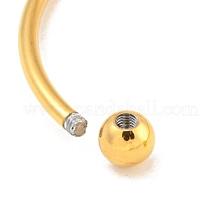 Ионное покрытие (ip) 304 нержавеющая сталь манжеты браслеты для женщин&nbsp;LS-BJEW-M310-03G