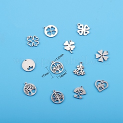 12 шт. 12 подвески из нержавеющей стали 304&nbsp;STAS-SZ0001-48