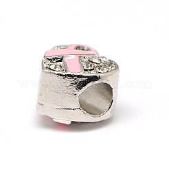 Платиновый сплав горный хрусталь европейские бусы&nbsp;LS-X-MPDL-A023-B05