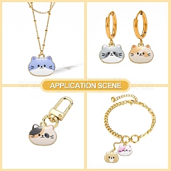 30шт 6 стиля подвески из сплава с эмалью&nbsp;ENAM-CJ0003-89