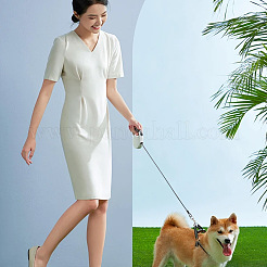 2 шт. 2-цветный удлинитель для поводка для собак из стальной проволоки с защитой от жевания&nbsp;AJEW-GO0001-39