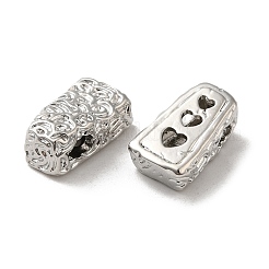 Текстурированные латунные бусы&nbsp;KK-H455-04P