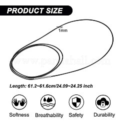 Плетеные круглые шнуры из вощеного полиэстера&nbsp;FIND-WH0136-59A-01