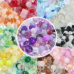 205 г прозрачных стеклянных бусин&nbsp;DGLA-YW0001-57A