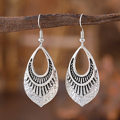 Серьги-подвески из цинкового сплава в богемном стиле&nbsp;FS-WGC0FA3-01