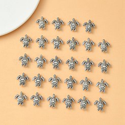 Сплавочные овальные бусины тибетского стиля &nbsp;TIBEB-YW0001-24